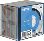 D-View Mix 20 Pack ( TDK CDR 20Pk JC )