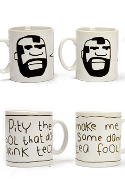 Mr T I Pity The Fool - Set of 2 Mugs