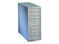 1:7 CD-R/ RW Copy Station. Stand Alone System with 7 52x CDRW Drives and 40gb Hard Disk Drive.