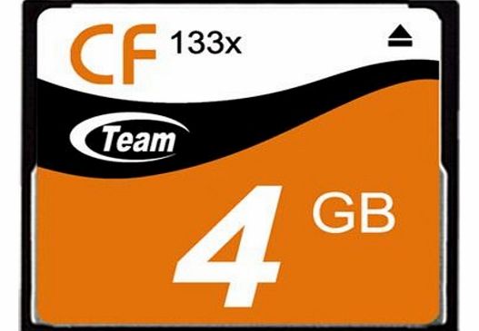 Team 4GB 133X CF CompactFlash memory card