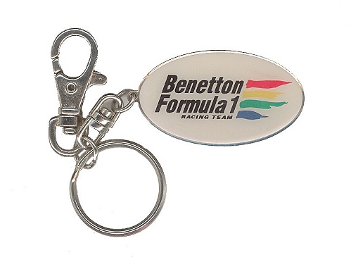 Team Memorabilia Benetton Logo Keyring