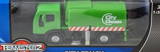 Teamsters City Cleaner Truck Lorry Vehicle Toy - Road Cleaner