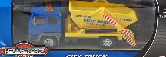 Teamsters City Truck Skip Lorry Vehicle Toy