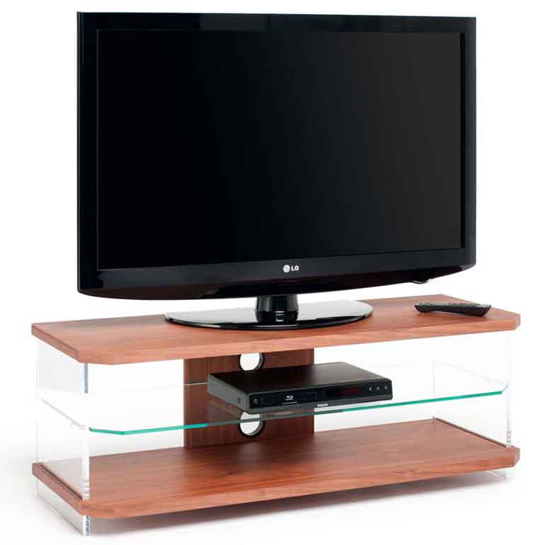 Air AI110W Walnut LED and LCD TV Stand