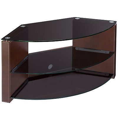 Techlink Bench B3BRWL Brown Leather TV Stand