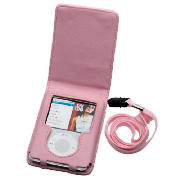 Technika IP-208P iPod Nano Leather Case - Pink