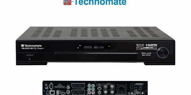 Technomate TM6902 HD T2 Super USB PVR Satellite Receiver, black