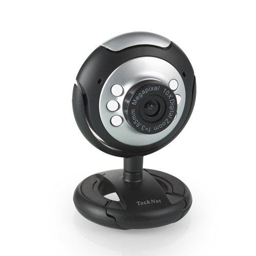 TeckNet C016 USB HD 720P Webcam, 5 MegaPixel, 5G Lens, USB Microphone 