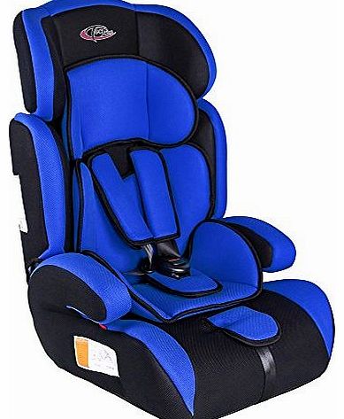 400569 Childrens Car Seat Group I / II / III (Weight 9 to 36 kg / Age 1 to 12 Years) Blue / Black