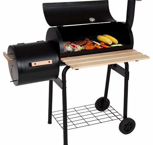 BBQ Charcoal Barbecue Smoker with heat indicator
