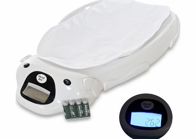 TecTake Digital Electronic Weighing Baby Scale with Music including mat and batteries