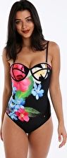 Ted Baker, 1295[^]277758 Forget Me Not Swimsuit - Black
