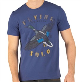 Ted Baker Mens Twoone Duck Print T-Shirt Blue