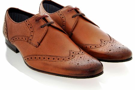 Ted Baker Nenoi Leather Brogue Shoes Tan
