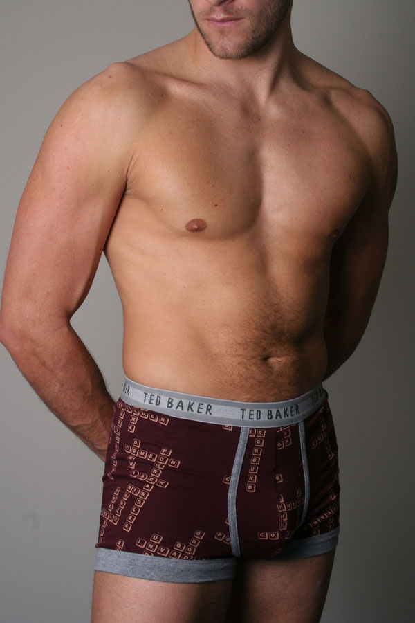 Novelty Scrabble Piece Boxers by Ted Baker