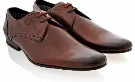 Ted Baker Patrii Leather Derby Shoes Brown