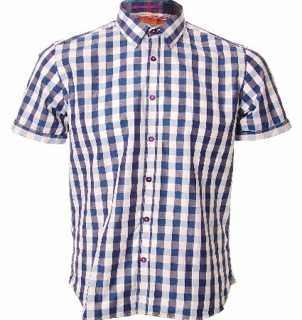 Ted Baker Square Check Casual Shirt