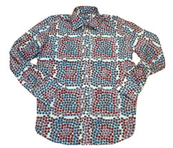 Ted Baker Square print long sleeved shirt