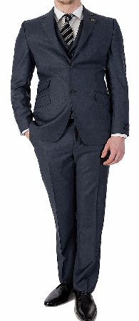 Ted Baker Sterling Three Piece Blue Suit