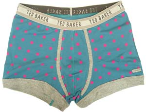 Ted Baker Turquoise Novelty Spotty Boxers by