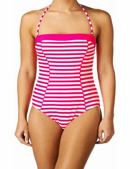 Womens Ted Baker Celista Swimsuit - Neon Pink
