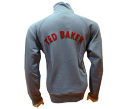 Ted Baker Zip thru logo back track sweat