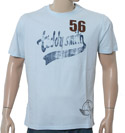 Pale Blue T-Shirt with Blue Logo