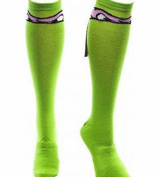 Teenage Mutant Ninja Turtles High Socks with Ribbon Donatello Mask