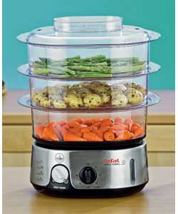 Tefal Simply Invents 3 Tier Stainless Steel Steamer