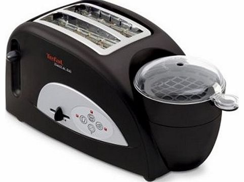 Tefal Toast N Egg TT550015 Toaster - 2 Slice - Black
