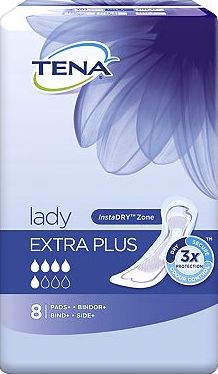 Tena, 2041[^]10028136 Lady Extra Plus Pads New Design - 8 pack
