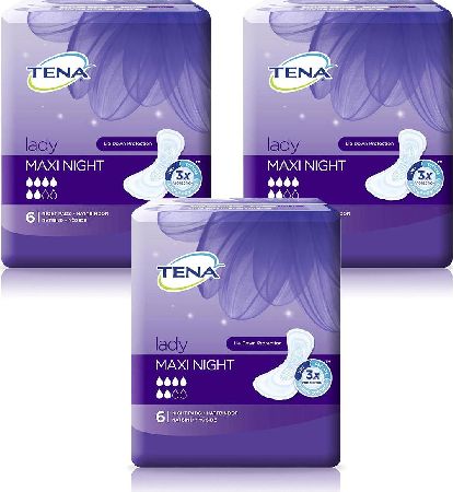 Tena, 2102[^]0076379 Lady Maxi Nights - 18 Pads