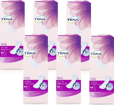Tena, 2102[^]0069575 Lady Ultra Mini Plus - 144 Liners