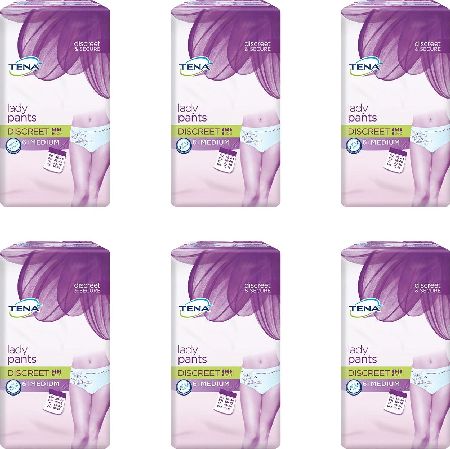 Tena, 2102[^]0099590 Pants Discreet Medium - 36 Pairs