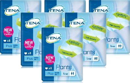 Tena, 2102[^]0099592 Pants Plus Large - 48 Pairs