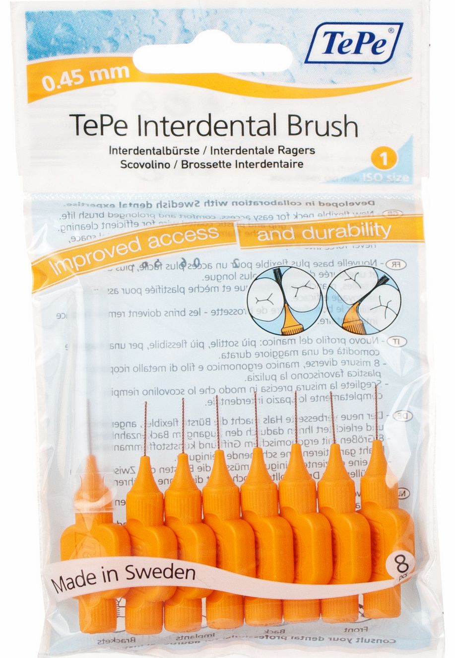 Interdental Brushes Orange