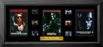 terminator Trilogy Film Cell: 245mm x 540mm (approx). - black frame with black mount