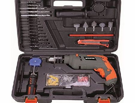 Terratek 500W Corded Impact/Hammer Drill Comes complete with a 207 piece accessory kit,Drill Bits,Screwdriver bits and Many more