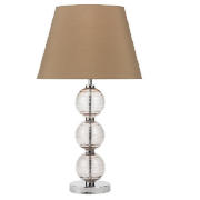 Tesco 3 Ball Table Lamp, Smoky
