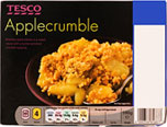 Tesco Apple Crumble (600g)