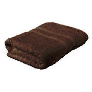 tesco Bath Towel, Chocolate
