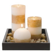 Candle Garden Set With Ball Candle