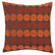 Chenille Spot Cushion, Red