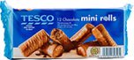Tesco Chocolate Mini Rolls (12)