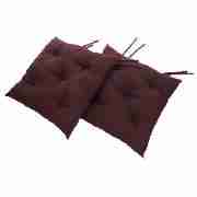 Chocolate Seat Pads, 2 pack