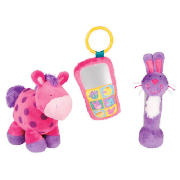 Chubbie Chums Pink Baby Gift Set