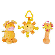 Tesco Chubbie Chums Yellow Baby Gift Set