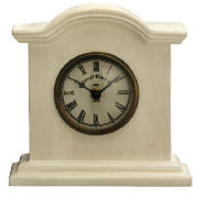 Colonial Mantle Clock Cream
