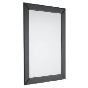 Contemporary Black Bevelled Mirror 45x64cm