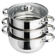 Cook It Stainless Steel 3 Tier Steamer